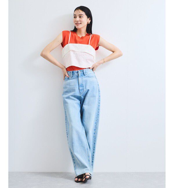 VIS「立体フラワービスチェ」|キャミソール|