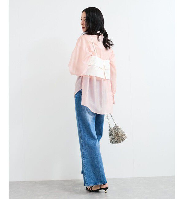 VIS「立体フラワービスチェ」|キャミソール|