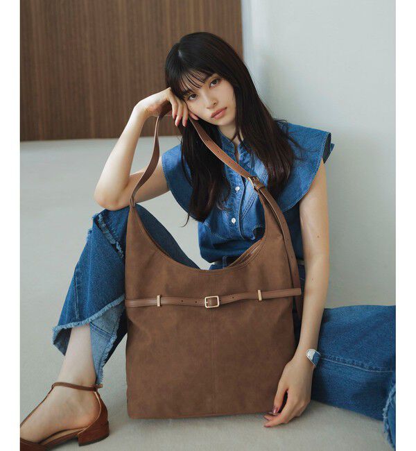 VIS「【A4収納】フロントベルトソフトショルダーバッグ」|ショルダー・メッセンジャー|