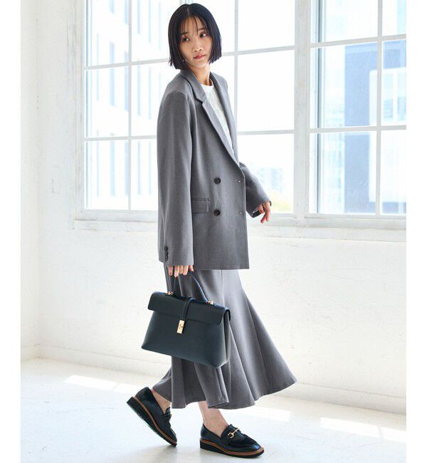 VIS「【美easy】ウーリッシュマーメイドスカート【セットアップ対応/洗える】」|スカート|