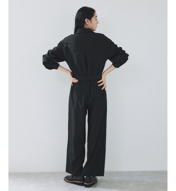 VIS「ポケットディテールジャンプスーツ」|オールインワン|