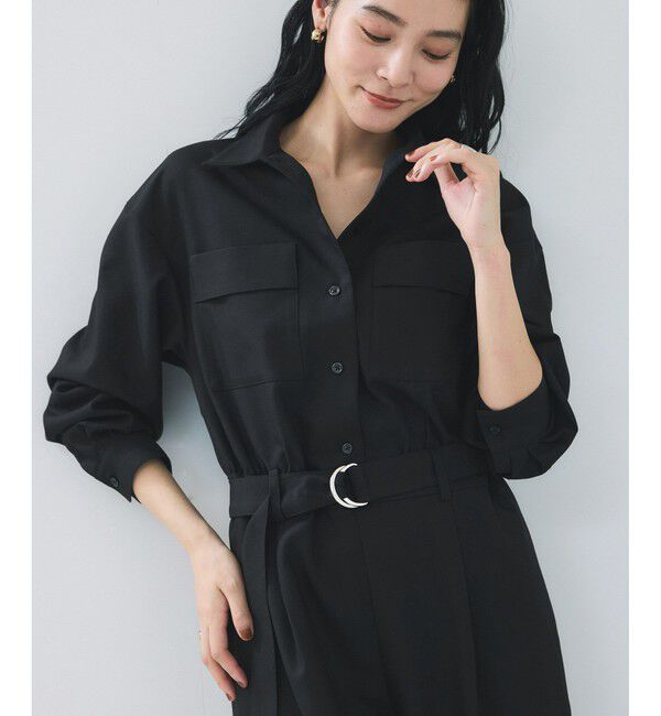 VIS「ポケットディテールジャンプスーツ」|オールインワン|