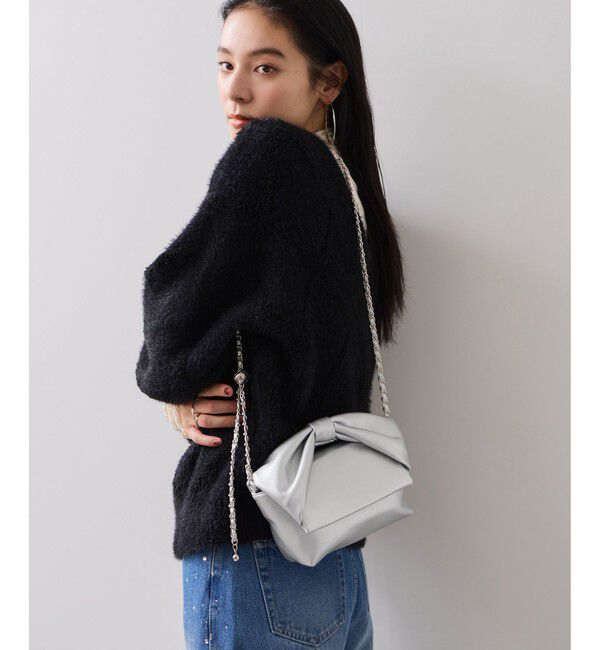 VIS「リボンハンドルチェーンショルダーバッグ/2WAY」|ショルダー・メッセンジャー|