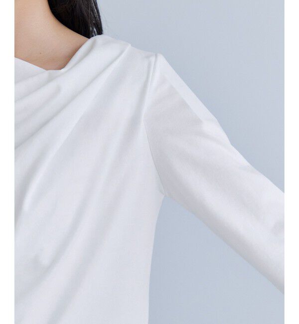 VIS「【WEB限定】長袖ドレープカットソー」|Tシャツ・カットソー|