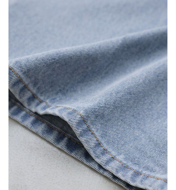 VIS「カラーフレアデニムパンツ」|デニム|