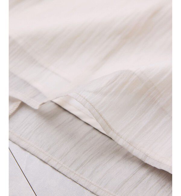 VIS「プリーツフリルシアーボウタイブラウス/2WAY・イージーケア」|シャツ・ブラウス|