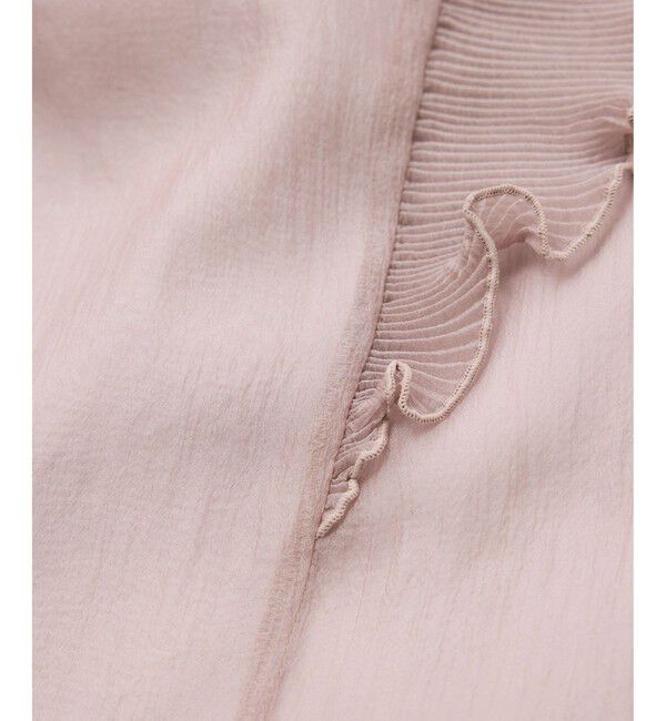 VIS「プリーツフリルシアーボウタイブラウス/2WAY・イージーケア」|シャツ・ブラウス|