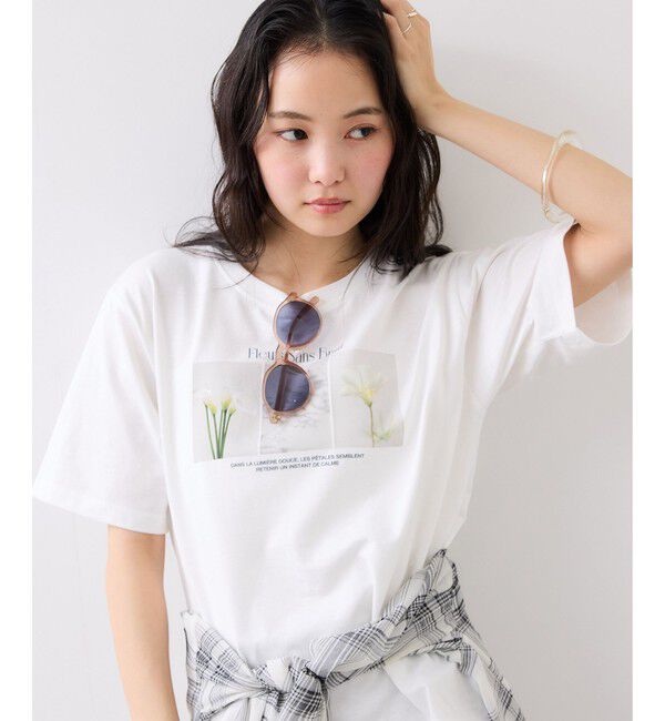 VIS「キラリアソートフォト＆ロゴTシャツ」|Tシャツ・カットソー|