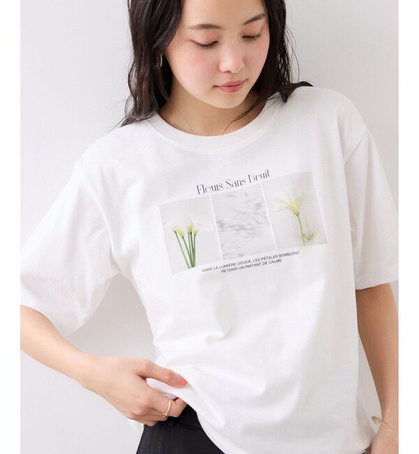 VIS「キラリアソートフォト＆ロゴTシャツ」|Tシャツ・カットソー|