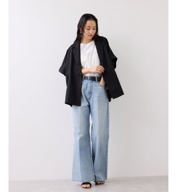 VIS「キラリアソートフォト＆ロゴTシャツ」|Tシャツ・カットソー|