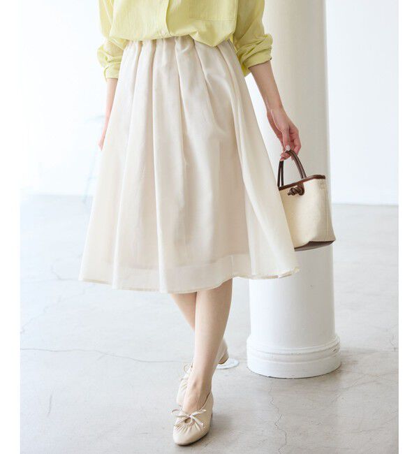 Rope&rsquo;Picnic「着丈が選べるギャザースカート」|スカート|