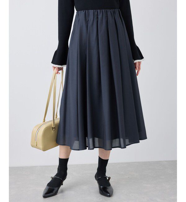 Rope&rsquo;Picnic「着丈が選べるギャザースカート」|スカート|