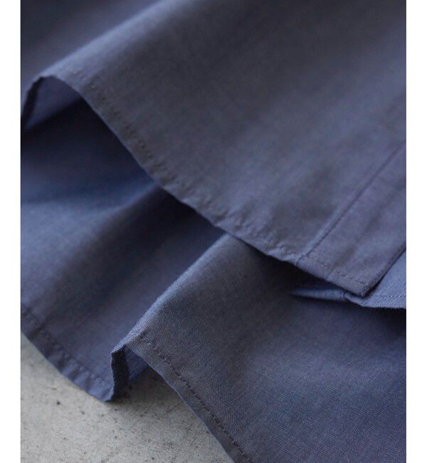 Rope&rsquo;Picnic「【花粉ガード・防シワ】ギャザーシャツブラウス」|シャツ・ブラウス|