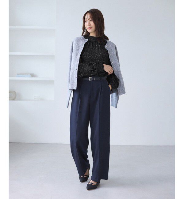 Rope&rsquo;Picnic「シャーリングカラーブラウス/2WAY」|シャツ・ブラウス|