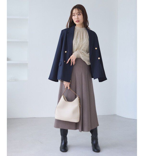 Rope&rsquo;Picnic「シャーリングカラーブラウス/2WAY」|シャツ・ブラウス|