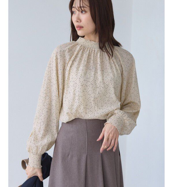 Rope&rsquo;Picnic「シャーリングカラーブラウス/2WAY」|シャツ・ブラウス|