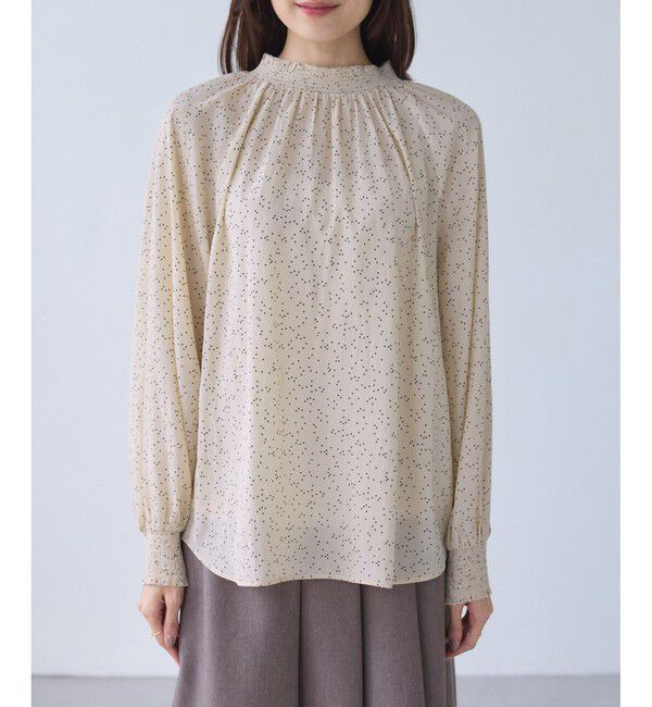 Rope&rsquo;Picnic「シャーリングカラーブラウス/2WAY」|シャツ・ブラウス|