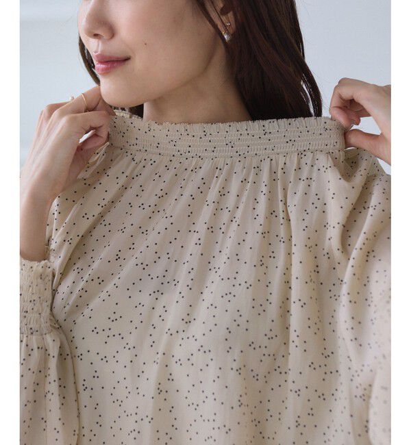 Rope&rsquo;Picnic「シャーリングカラーブラウス/2WAY」|シャツ・ブラウス|