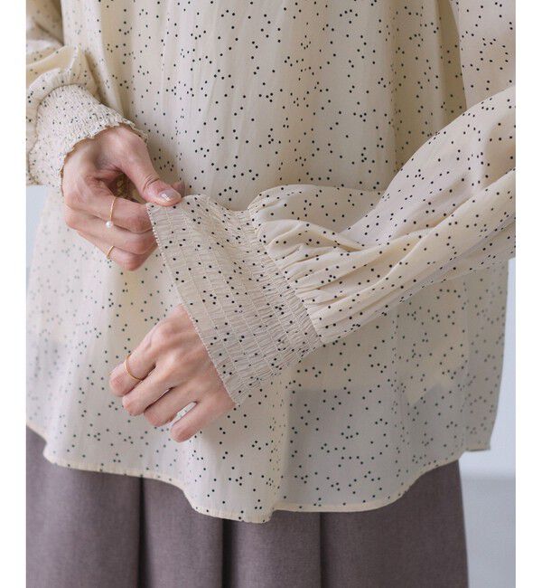 Rope&rsquo;Picnic「シャーリングカラーブラウス/2WAY」|シャツ・ブラウス|