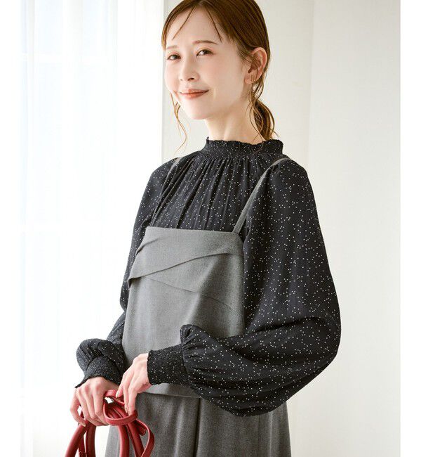 Rope&rsquo;Picnic「シャーリングカラーブラウス/2WAY」|シャツ・ブラウス|