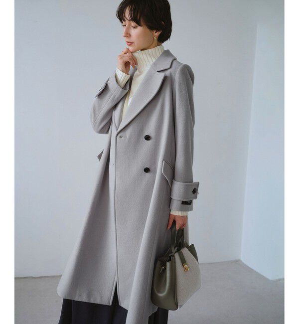 Rope&rsquo;Picnic「JAPAN FABRIC ダブルチェスターコート/一部WEB限定カラー」|チェスターコート|