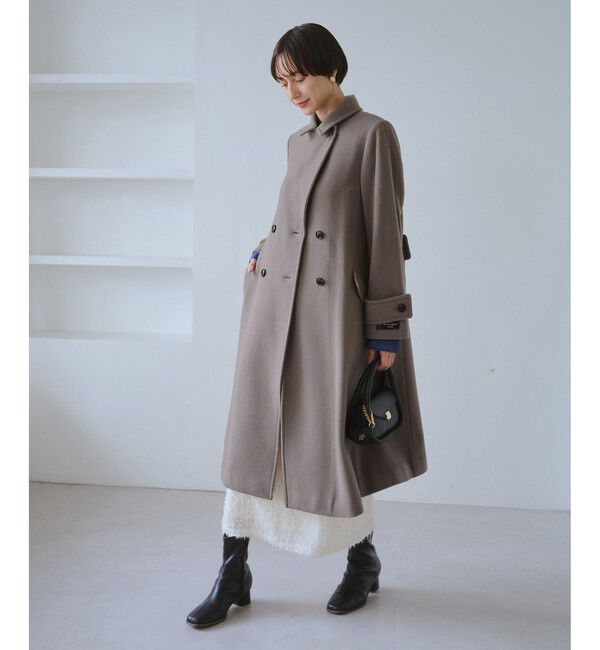 Rope&rsquo;Picnic「JAPAN FABRIC ダブルチェスターコート/一部WEB限定カラー」|チェスターコート|