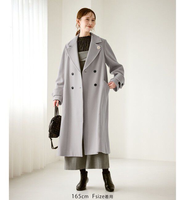 Rope&rsquo;Picnic「JAPAN FABRIC ダブルチェスターコート/一部WEB限定カラー」|チェスターコート|