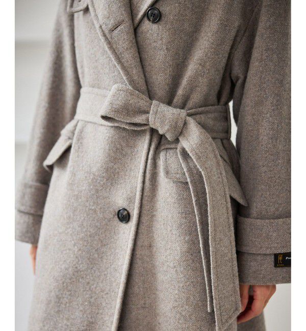 Rope&rsquo;Picnic「JAPAN FABRIC スタンドカラーロングコート/一部WEB限定カラー」|チェスターコート|