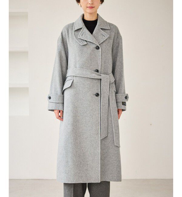 Rope&rsquo;Picnic「JAPAN FABRIC スタンドカラーロングコート/一部WEB限定カラー」|チェスターコート|