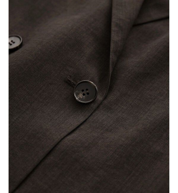 Rope&rsquo;Picnic「エアリーリネンライク ダブルジャケット/接触冷感・UVカット・速乾」|テーラードジャケット|