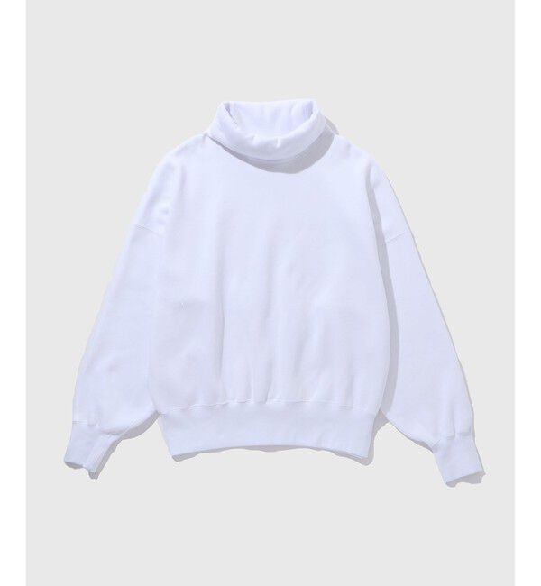 ADAM ET ROPE'「【WEB限定】ボリュームスリーブ 裏起毛 スウェット オフタートルネック / ユニセックス」|スウェット・ジャージ|