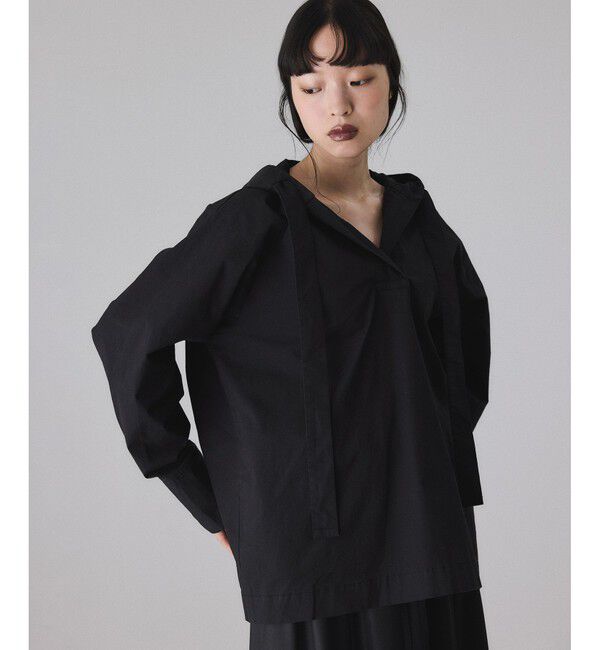 ADAM ET ROPE'「スキッパーフーディシャツ」|シャツ・ブラウス|