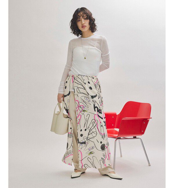 ADAM ET ROPE'「テンセルテレコリブロンT」|Tシャツ・カットソー|