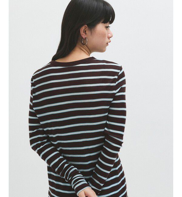 ADAM ET ROPE'「テンセルテレコリブロンT」|Tシャツ・カットソー|