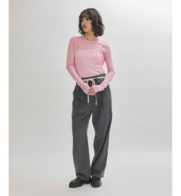 ADAM ET ROPE'「テンセルテレコリブロンT」|Tシャツ・カットソー|