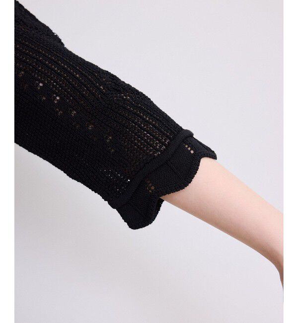 ADAM ET ROPE'「【WEB限定】2wayレースアップカーディガン」|カーディガン|