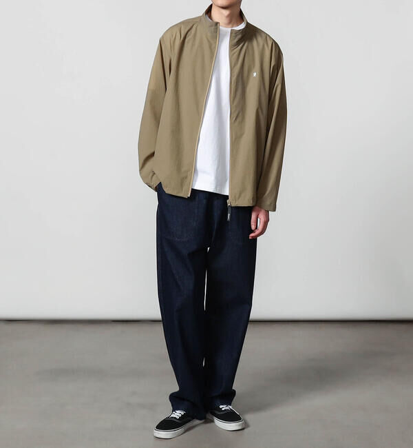 GYMPHLEX「Gymphlex | ナイロンコットン ジップジャケット MEN」|テーラードジャケット|