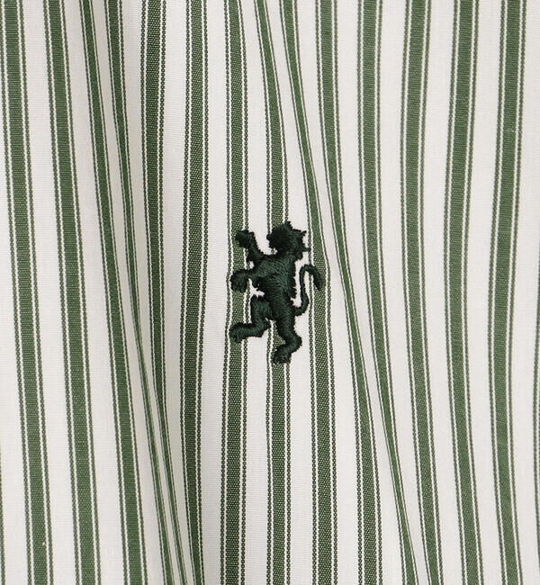 GYMPHLEX「Gymphlex | ボタンダウン半袖シャツ STRIPE MEN」|シャツ・ブラウス|