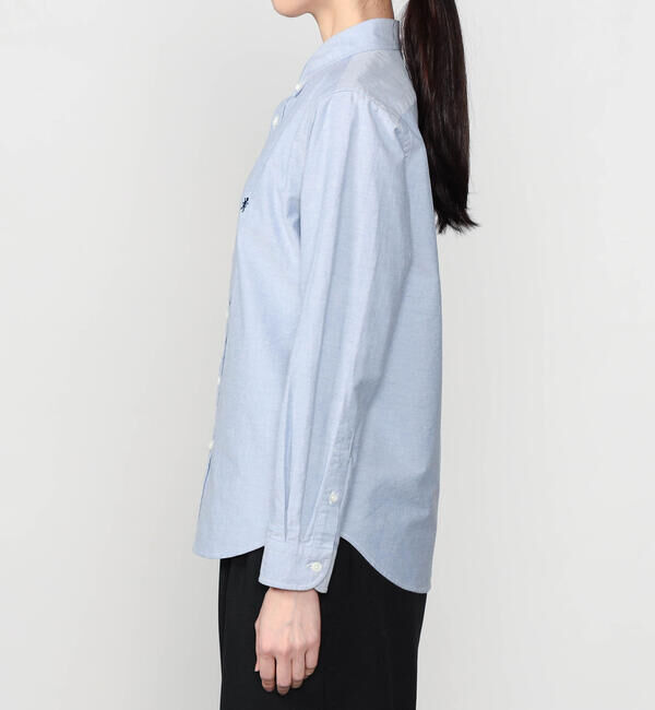  「Gymphlex | 長袖ボタンダウンシャツ SOLID WOMEN」|シャツ・ブラウス|