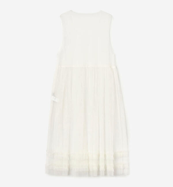  「eunoia | レイヤードメッシュワンピース WOMEN」|ワンピース|