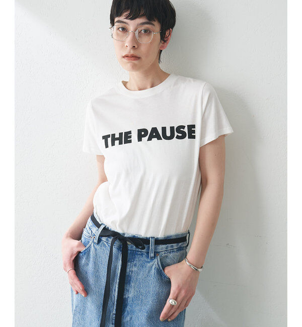 THE PAUSE「＜WEB限定カラーあり＞【THE PAUSE】THE PAUSE Tシャツ」|Tシャツ・カットソー|