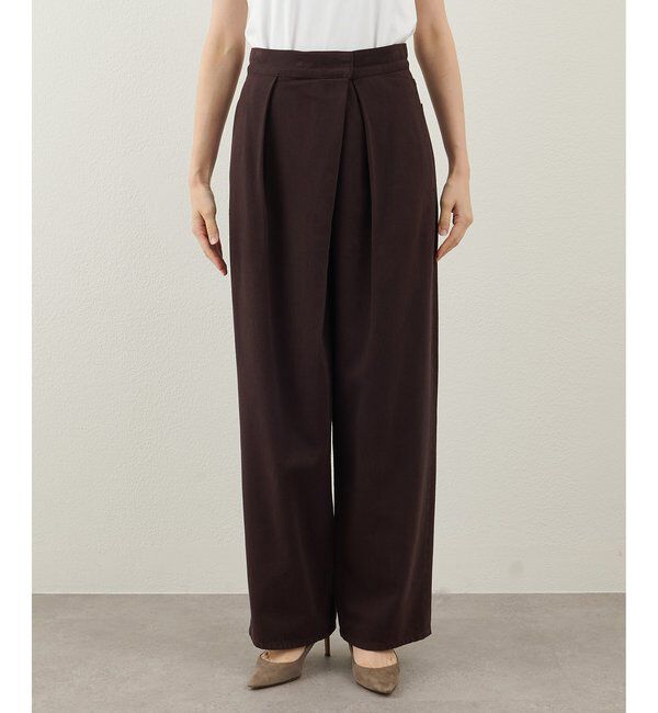  「ラップデニムパンツ」|デニム|