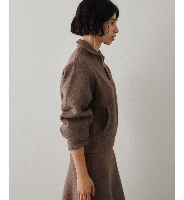  「ニットブルゾン」|ブルゾン・スタジャン|