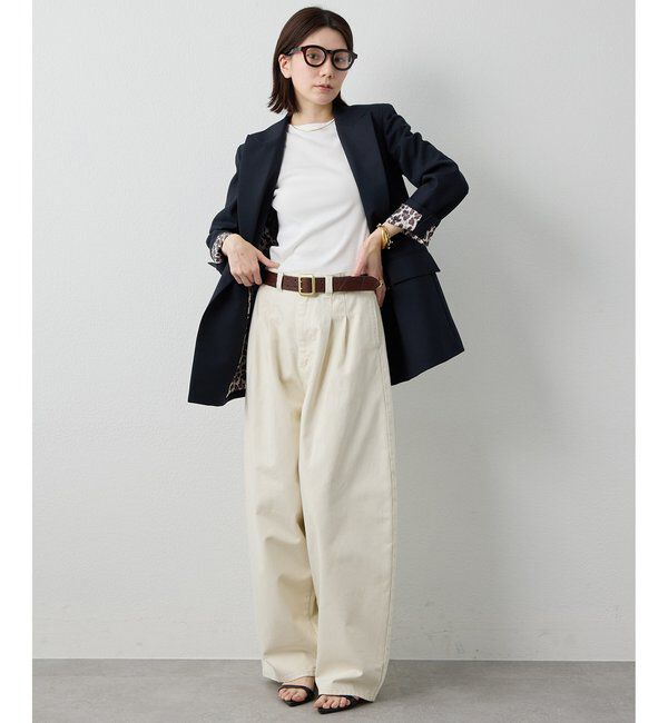  「半袖クルーネックテレコカットソー」|Tシャツ・カットソー|