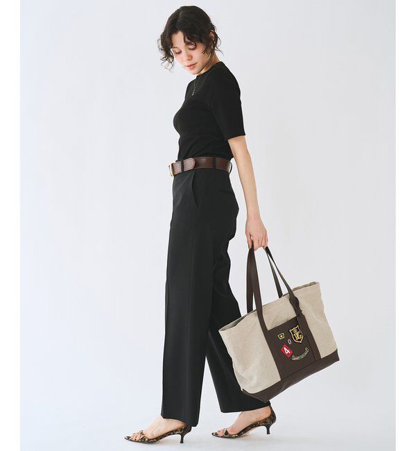  「半袖クルーネックテレコカットソー」|Tシャツ・カットソー|