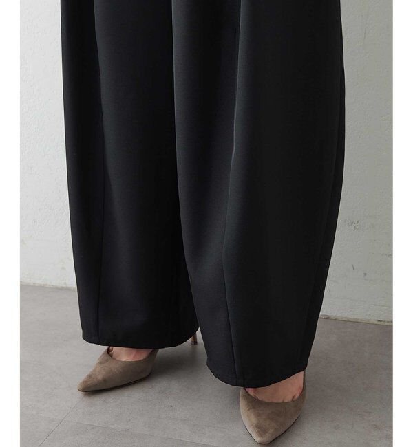 「＜WEB限定＞【Nuition】リネンライクコクーンパンツ」|チノ|