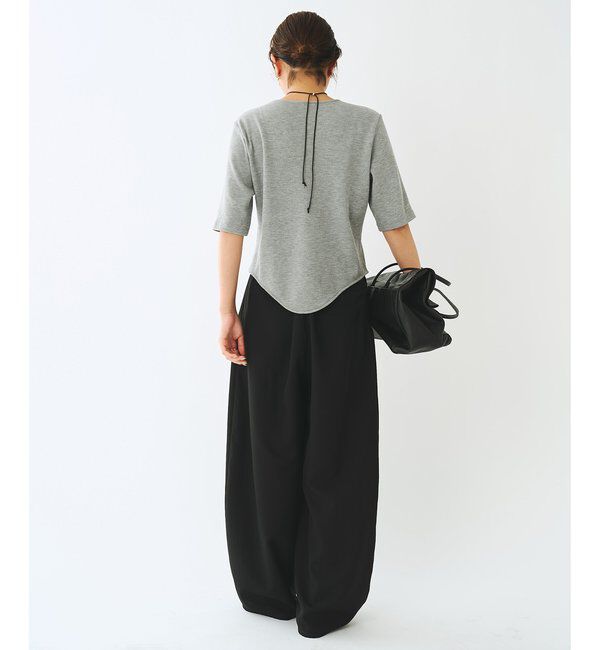  「＜WEB限定＞【Nuition】レースアッププルオーバー」|Tシャツ・カットソー|