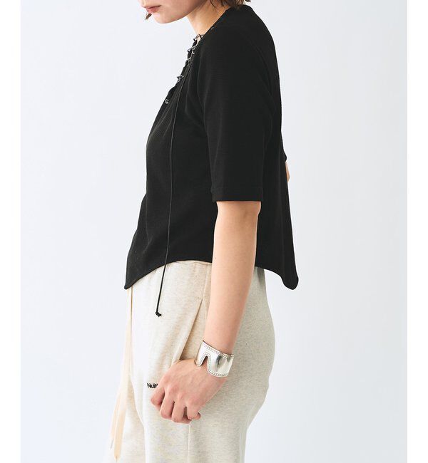  「＜WEB限定＞【Nuition】レースアッププルオーバー」|Tシャツ・カットソー|