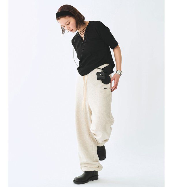  「＜WEB限定＞【Nuition】レースアッププルオーバー」|Tシャツ・カットソー|