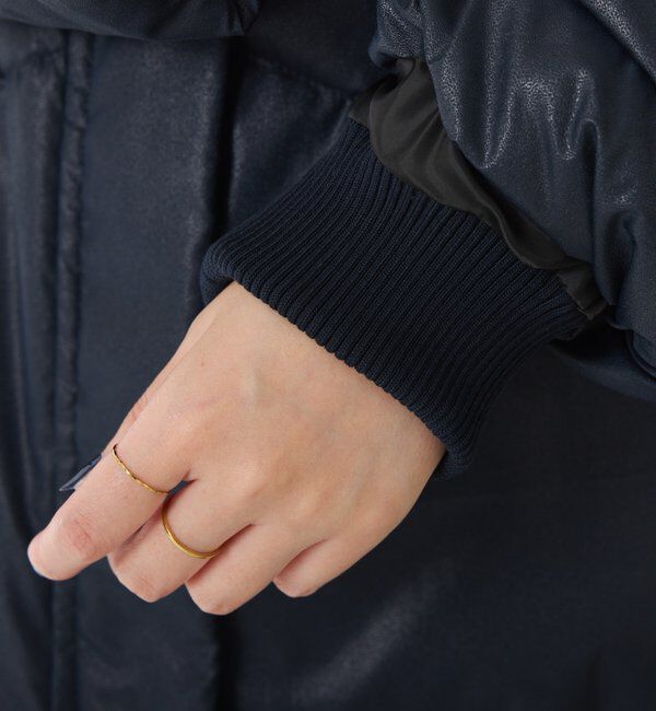  「【マット見え/軽量コート】ライトエンボスノーカラーダウン」|その他|